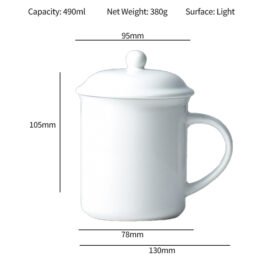 Big capacity 490ml Sublimation Mug