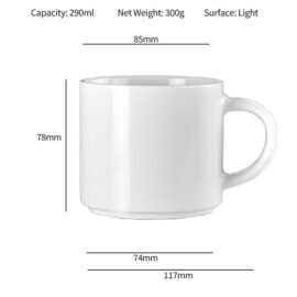 Freedom 290ml Ceramic Sublimation Mug